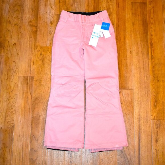 NWT Roxy Girl Pink Backyard Snow Pants Sz 10/M - Picture 1 of 5